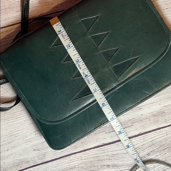 Vintage green shoulder bag/clutch - Picture 7 of 7